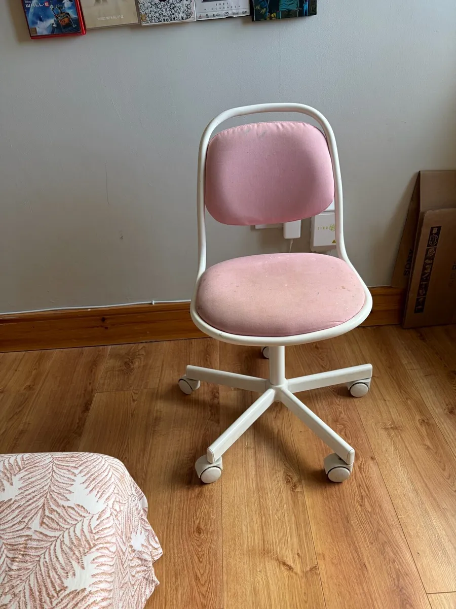 IKEA pink Kids Chair - Image 1
