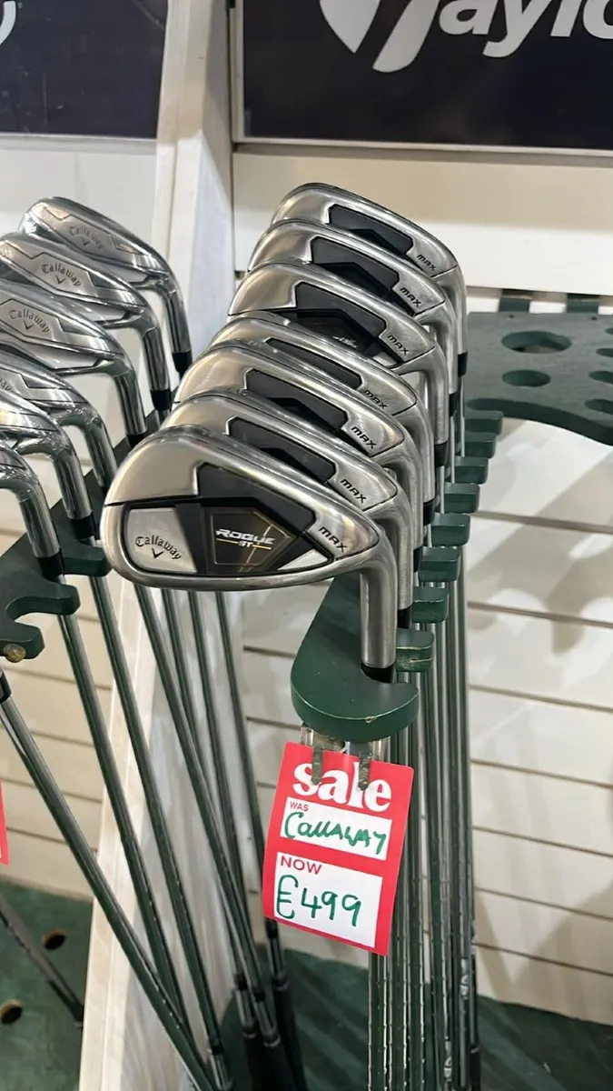 AS NEW Callaway Rogue ST Max 4-PW STIFF Now €499 - Image 3