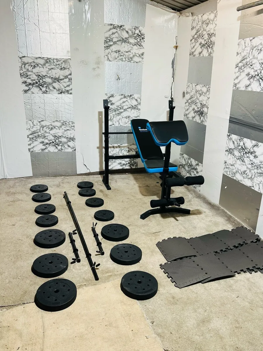 MULTI FUNCTION WEIGHT BENCH WEIGHTS BARBELL DUMLS - Image 3