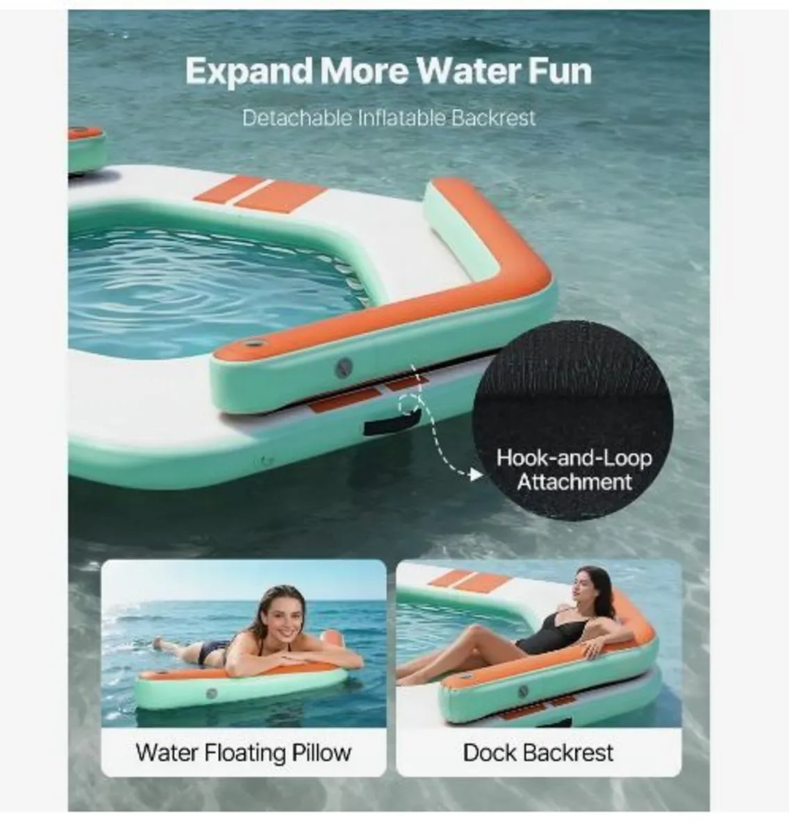 Inflatable Floating Dock, 2.6 x 2.6 M - Image 4