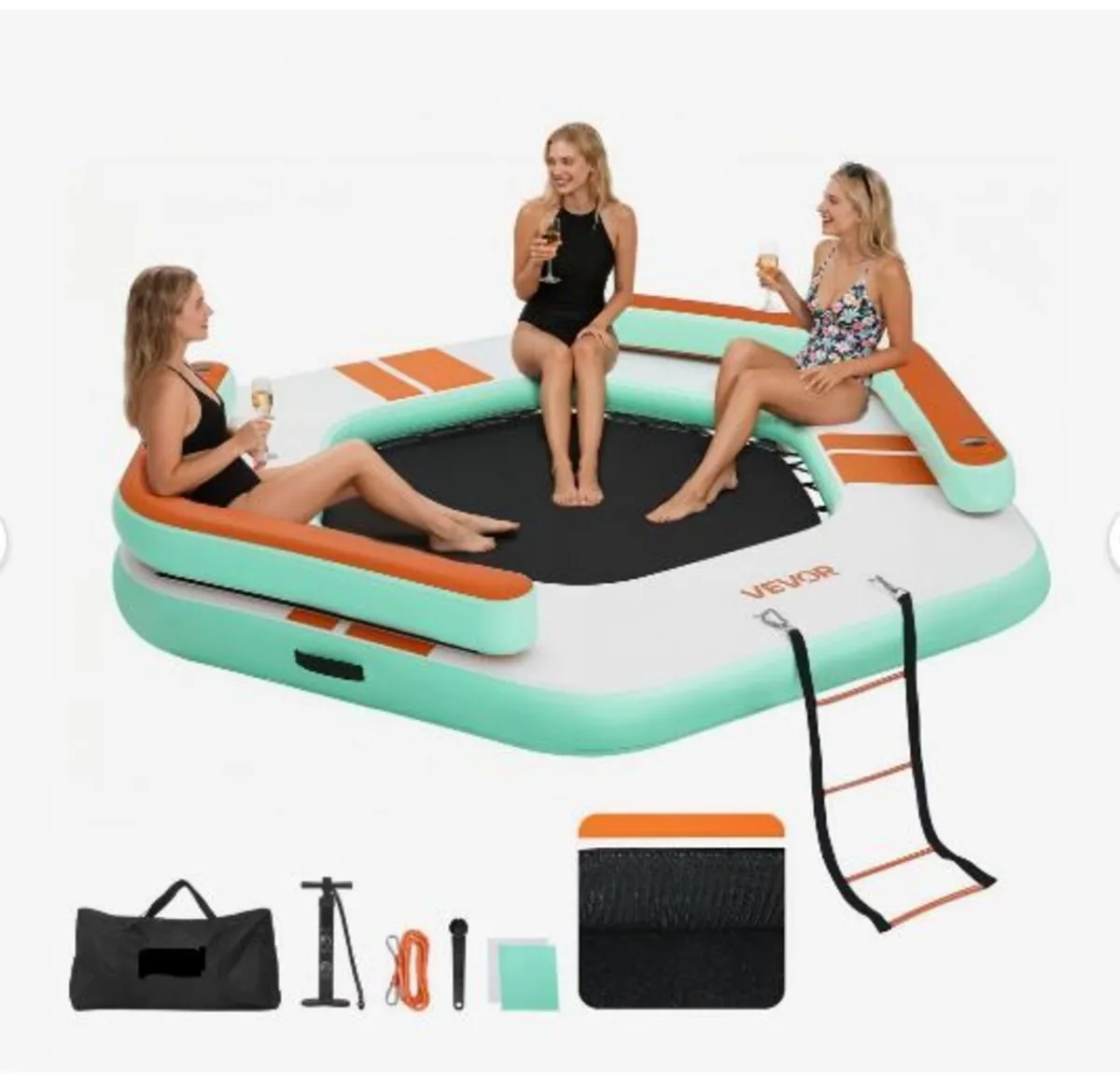Inflatable Floating Dock, 2.6 x 2.6 M - Image 1