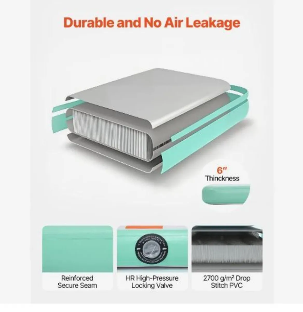 Inflatable Floating Dock, 2.6 x 2.6 M - Image 2