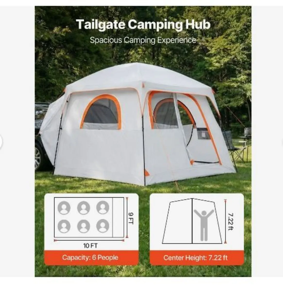 Large SUV Tent for 6 Person - Image 1