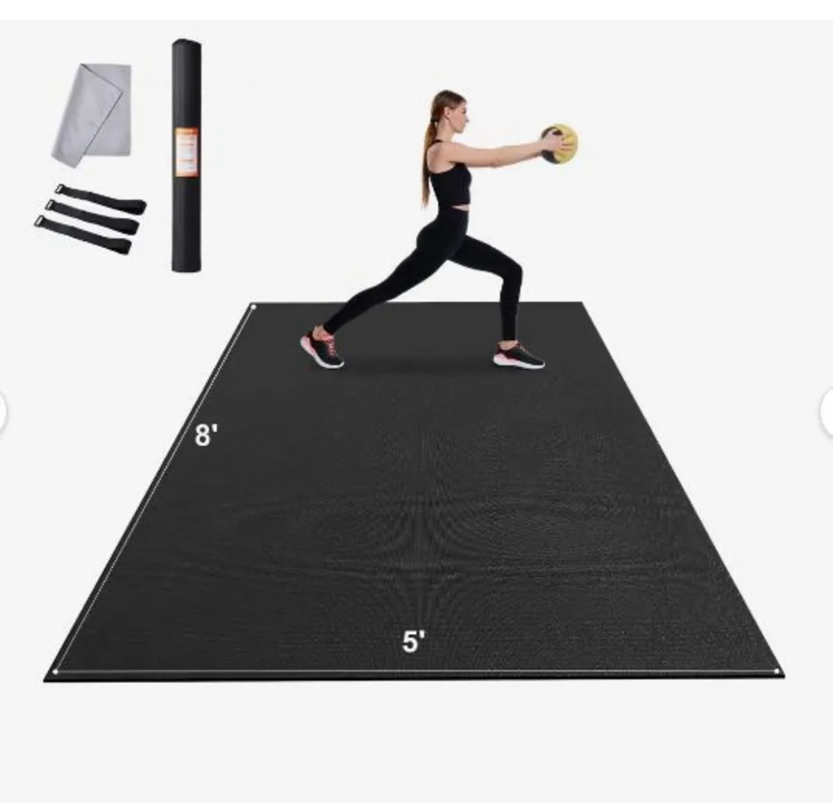 Exercise Mat Non Slip Yoga Mat Gym Fitness - Image 1