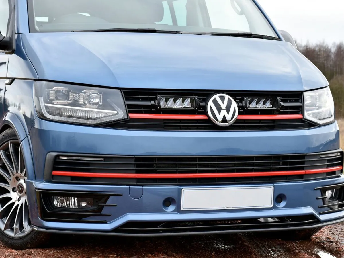 VW Transporter T6 Lazerlamps Lightbar Grille Kit - Image 4