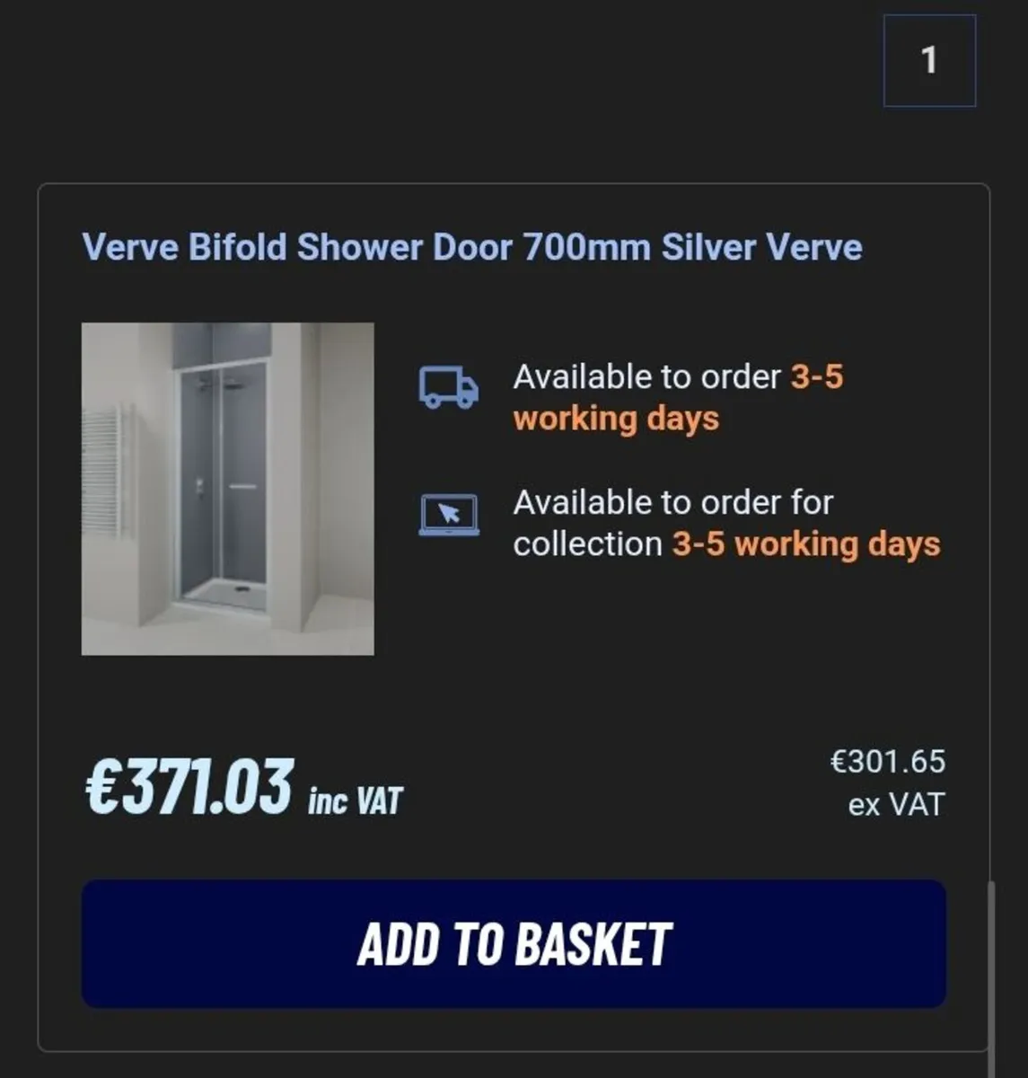 Shower Door Bifold - Image 2