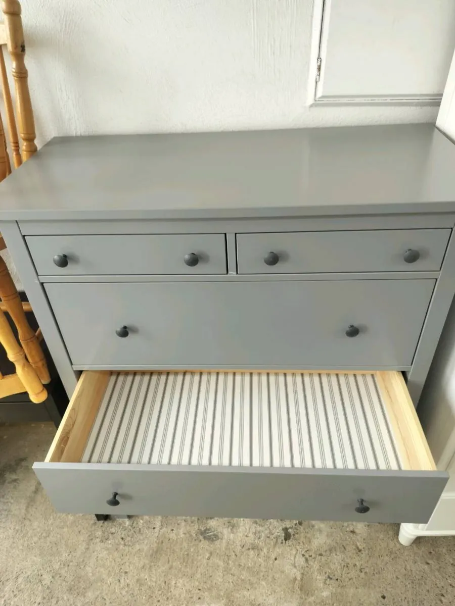 Chest of 6 drawers Hemnes grey - Image 4