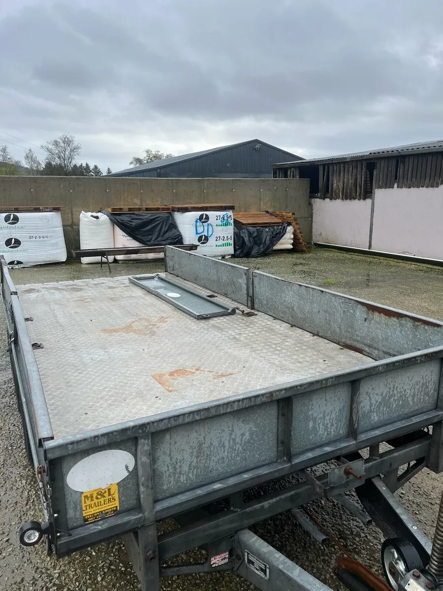 Ifor Williams 14ft flat bed with ramps - Image 4