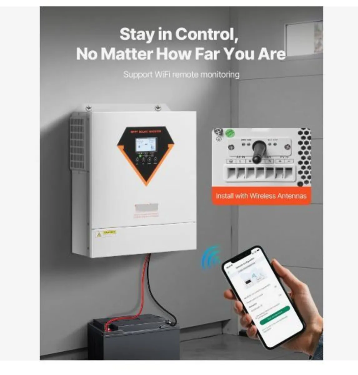 Hybrid Solar Inverter, 3500W - Image 4