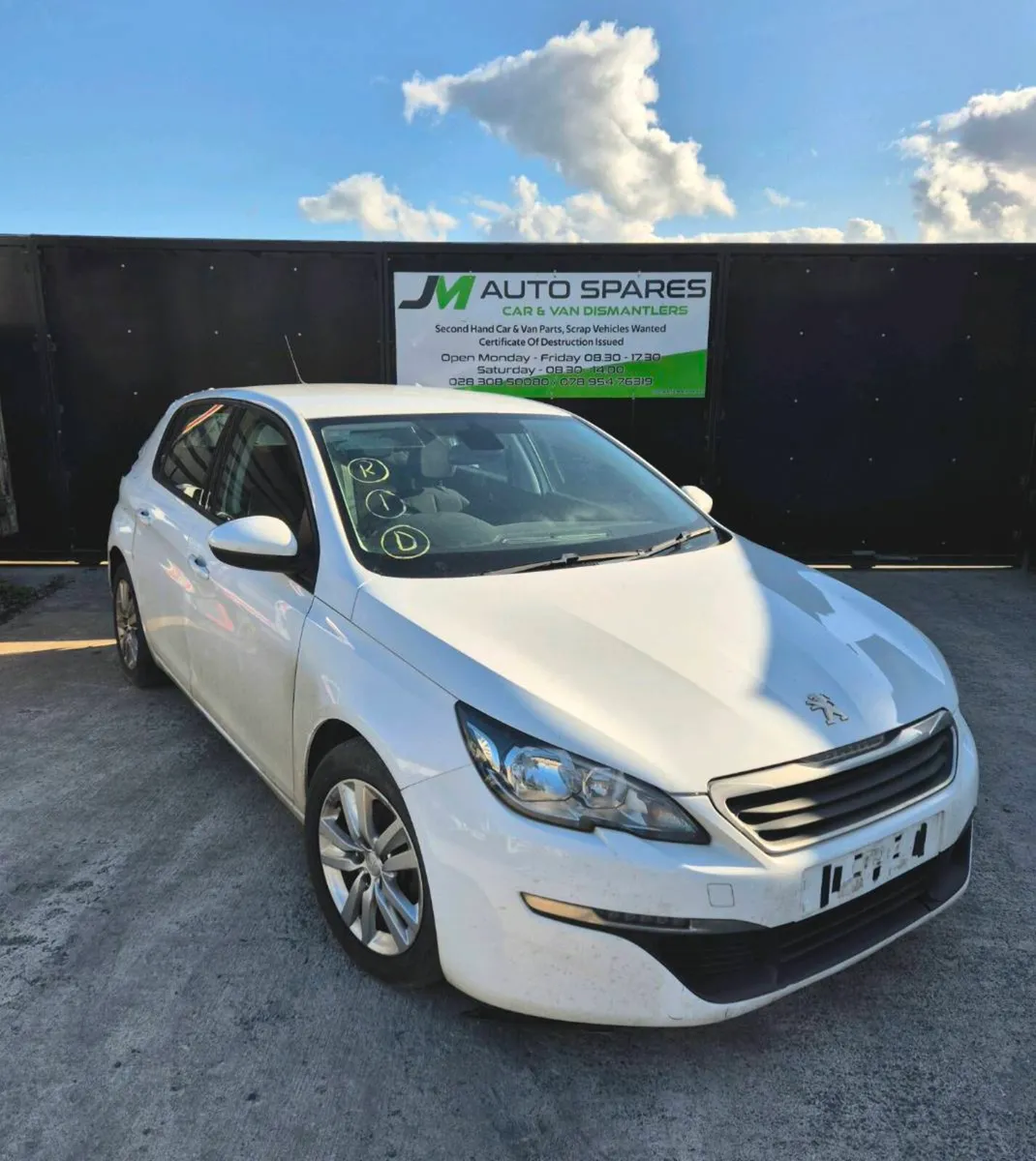 2016 Peugeot 308 1.6Hdi BREAKING PARTS SPARES ONLY