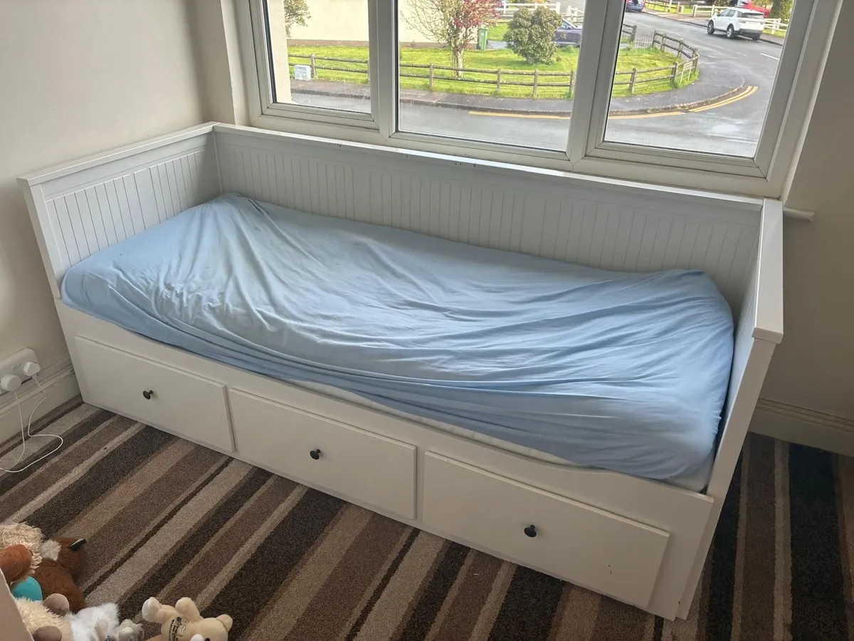 Pull out, trundle bed with storage - Image 1