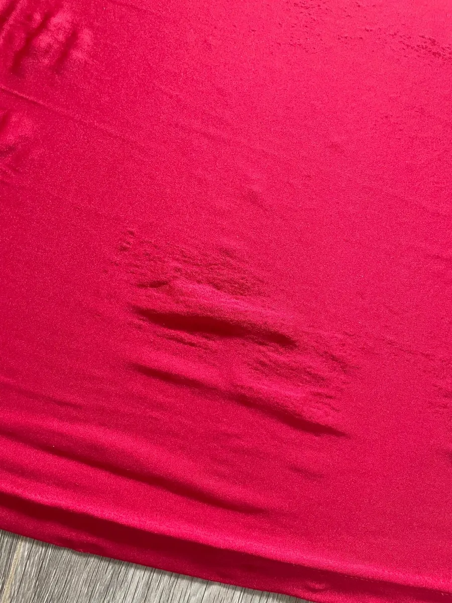 Red Cami Satin Top - red camisole or tank top - Image 3