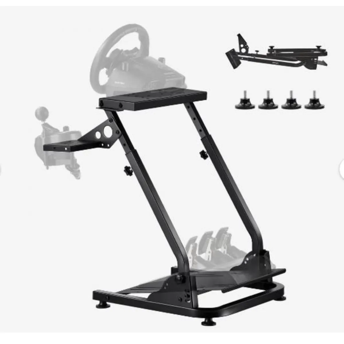 Racing Wheel Stand, Adjustable & Foldable - Image 1