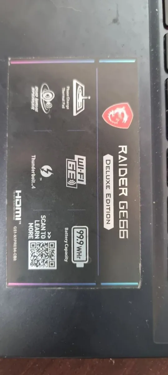 Gaming Laptop – i9-12900HK / RTX 3080 Ti 16GB / 32 - Image 1