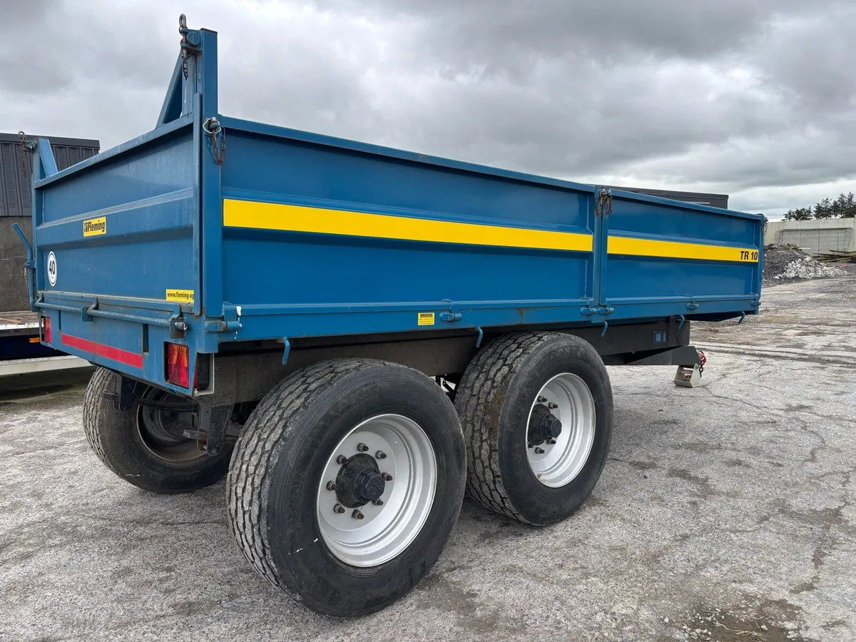 Fleming 10 ton tipping trailer - Image 2