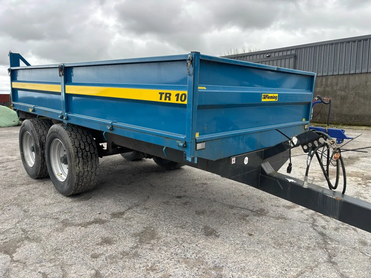 Fleming 10 ton tipping trailer - Image 1