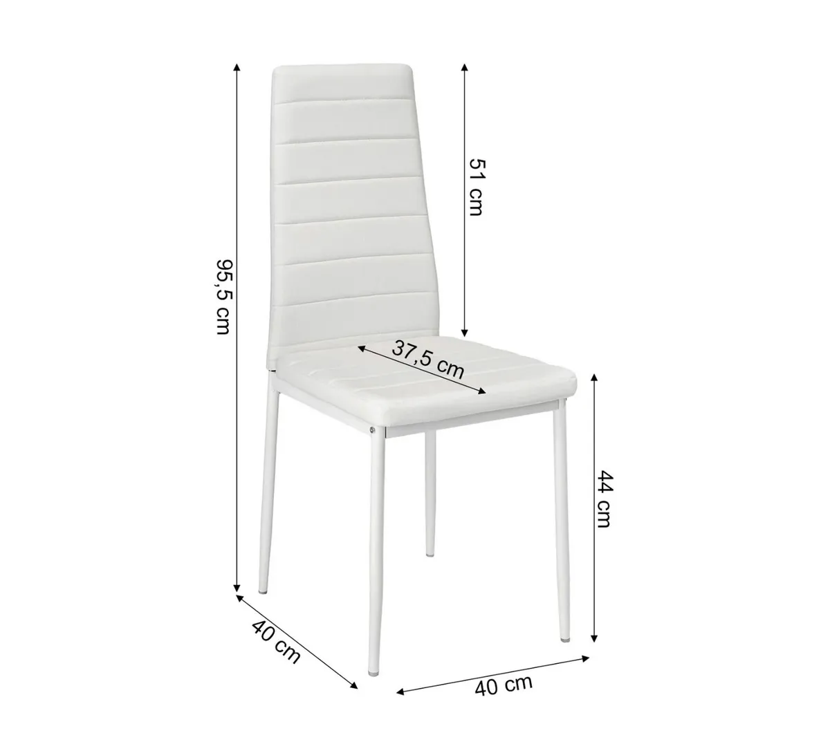 Extendable Glass Dining Table Set with 6 chairs - Image 4