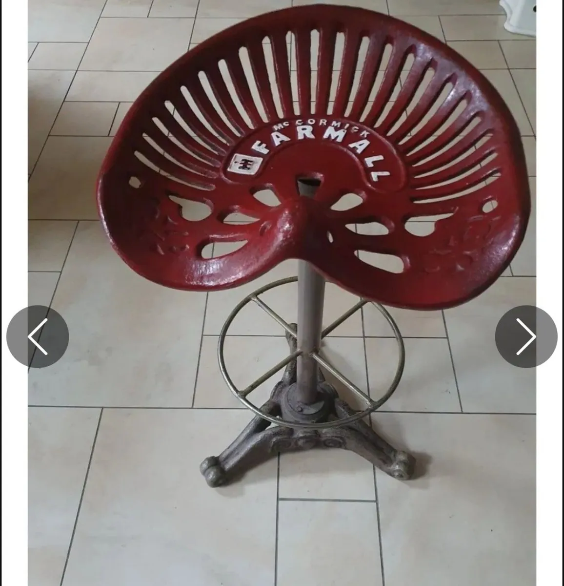 Tractor seat high stool - Image 1