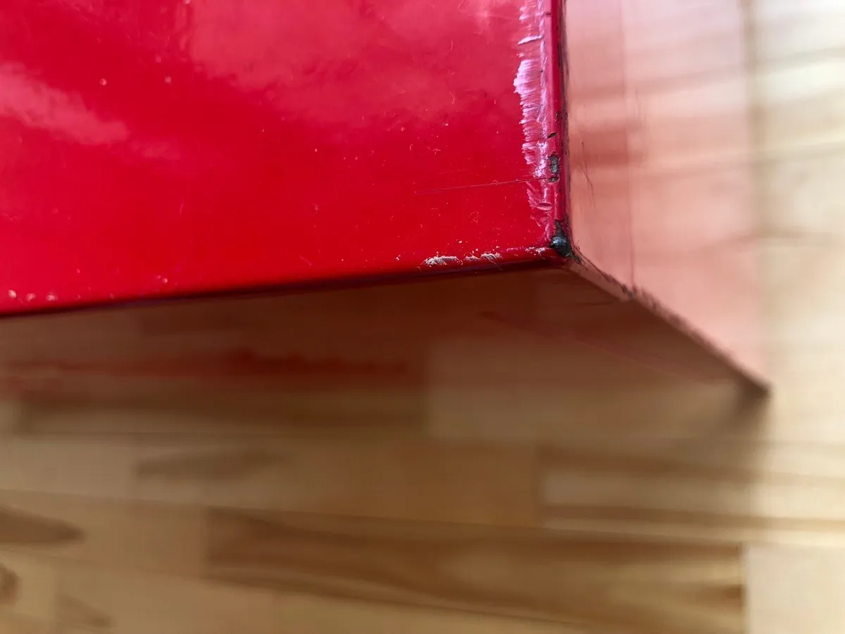 Ikea red steel cabinet - Image 2