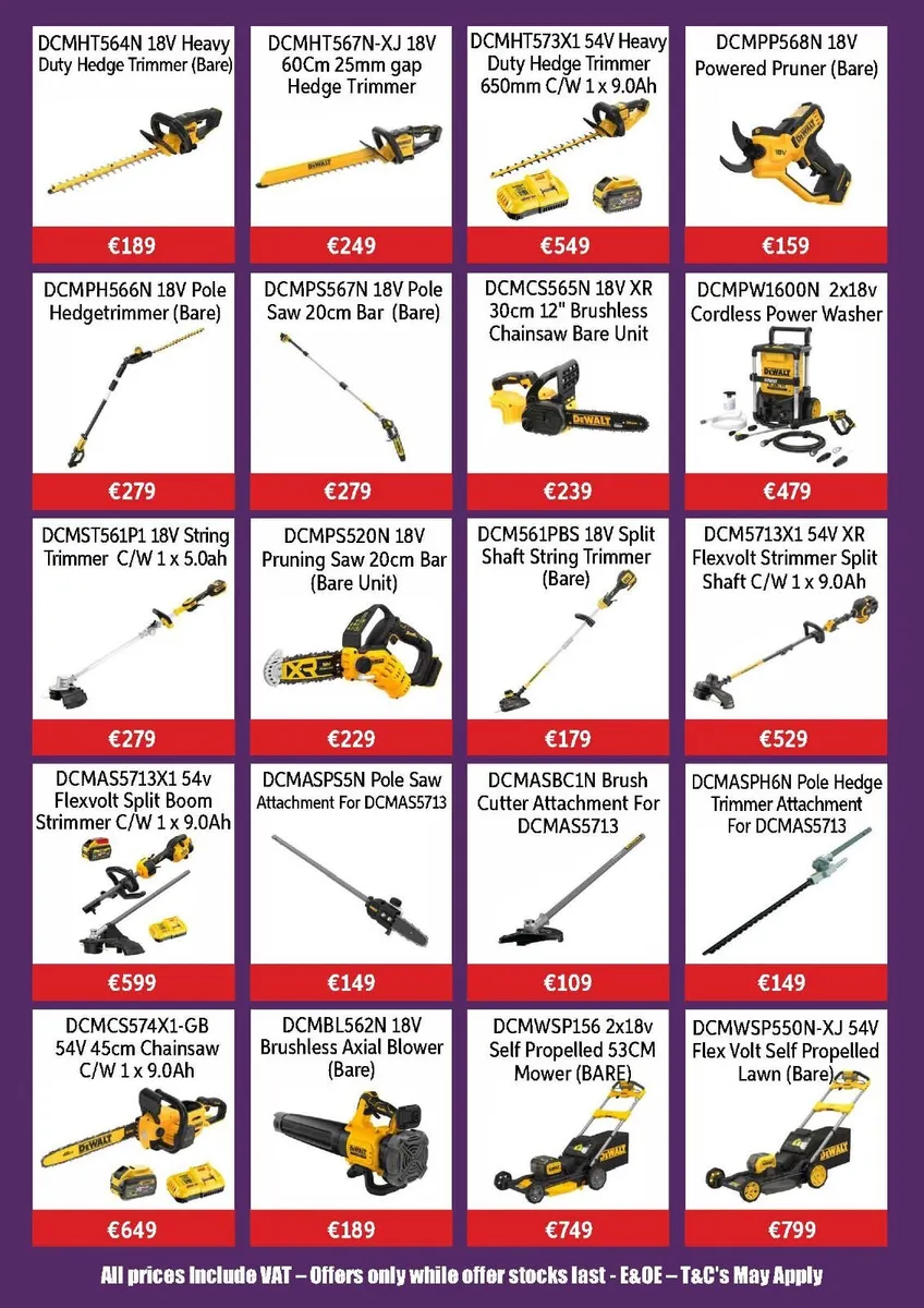 DeWalt Garden tools - Image 1