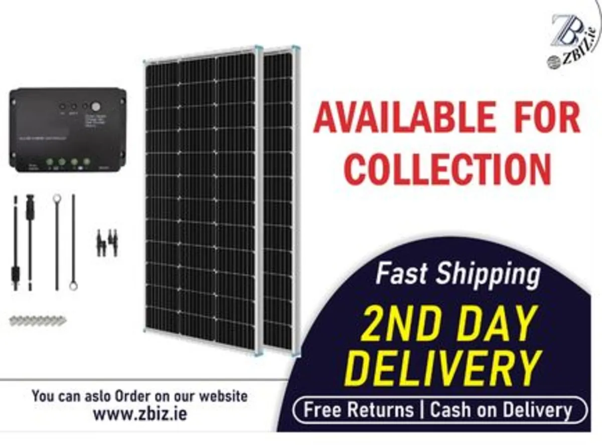 Solar Panel Kit 12V Off-Grid System Campervan - Image 1