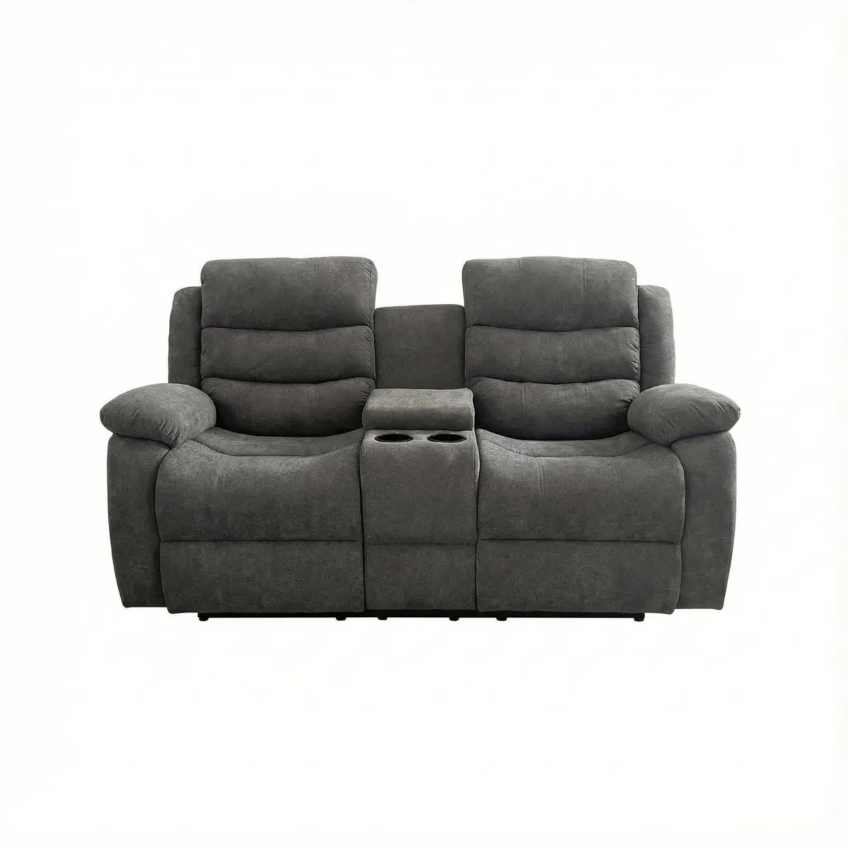 New 3+2 Grey Recliner Sofas - Image 4