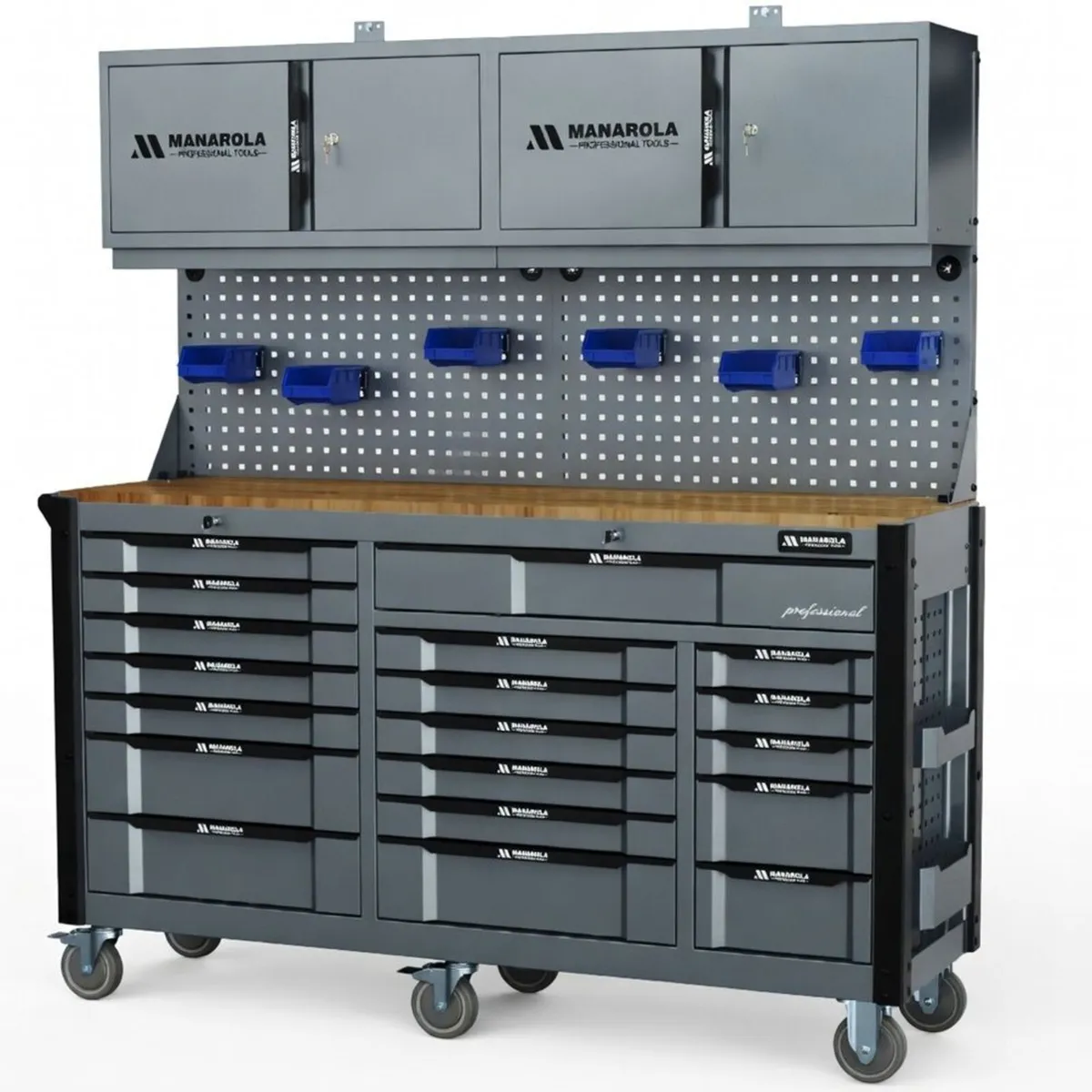 19 Drawer Tool Box Toolchest With Back Panel - Image 3