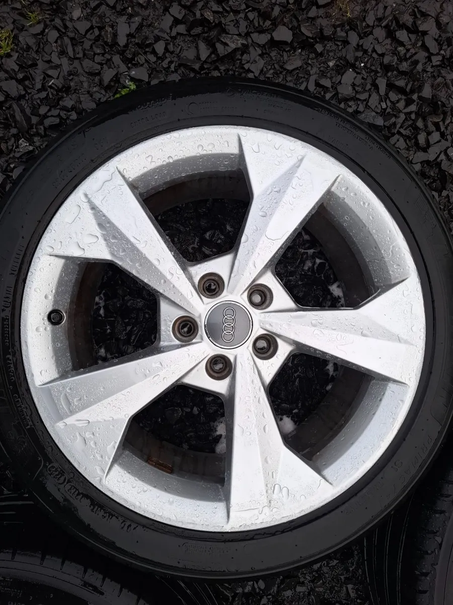 18" Audi,  Vw,  Seat,  Skoda Alloys with tyres - Image 1