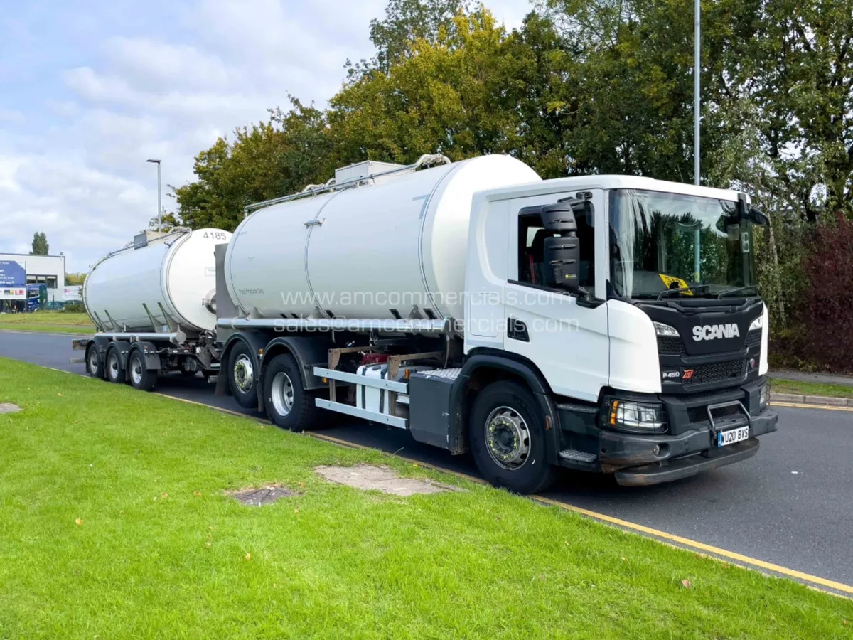 2020 SCANIA P450 XT DRAWBAR TANKER - Image 1