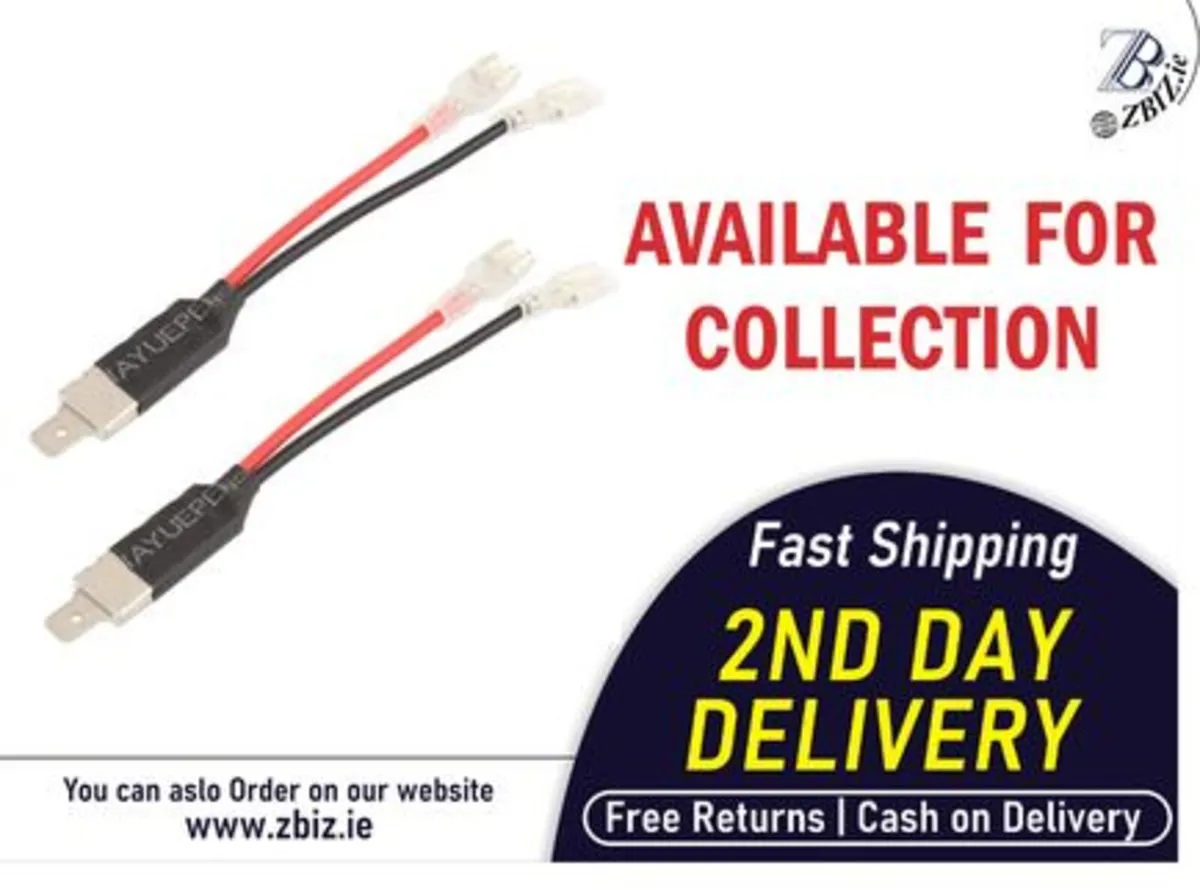 Male Plug LED Headlight Replacement Single Diode - Image 1