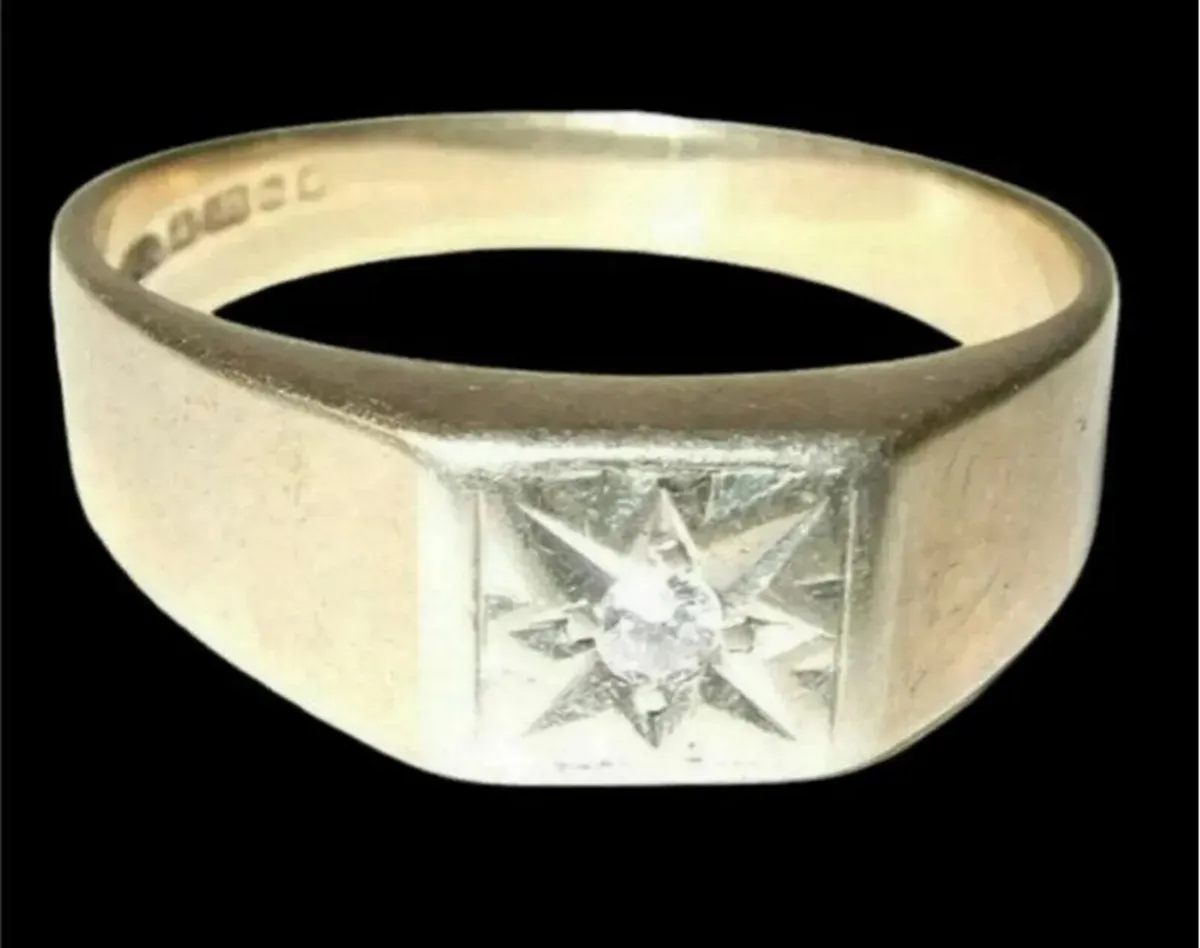 Vintage Hallmarked 9ct Solitaire - Image 4