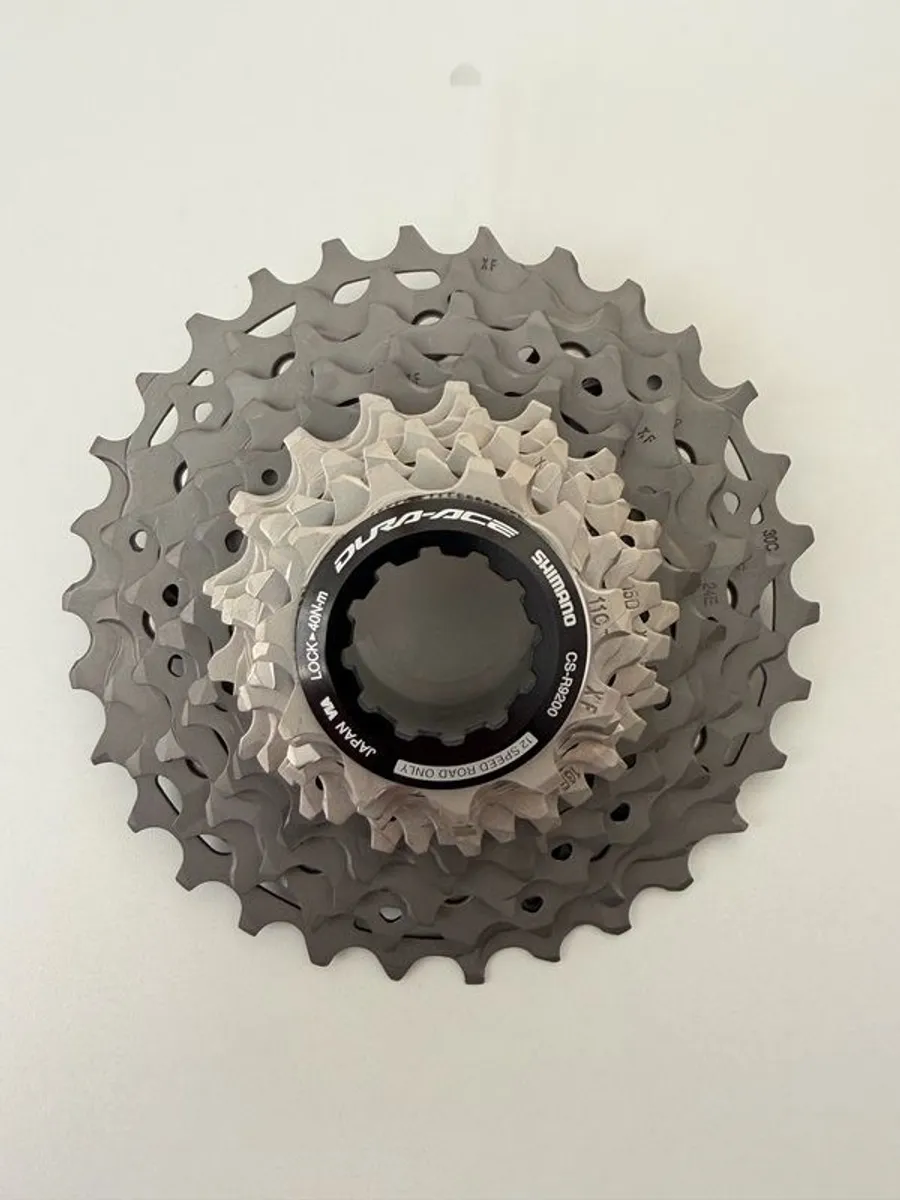 Road Bike cassette, Shimano Dura-Ace 11-30 CS-R9200 12- Speed. NEW - Image 1