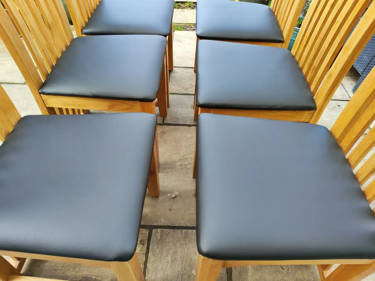 6 kitchen dining chairs - Image 3