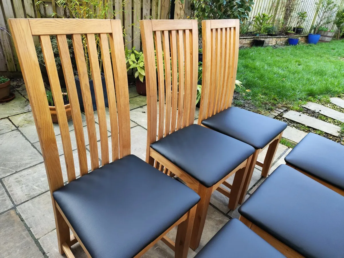 6 kitchen dining chairs - Image 4