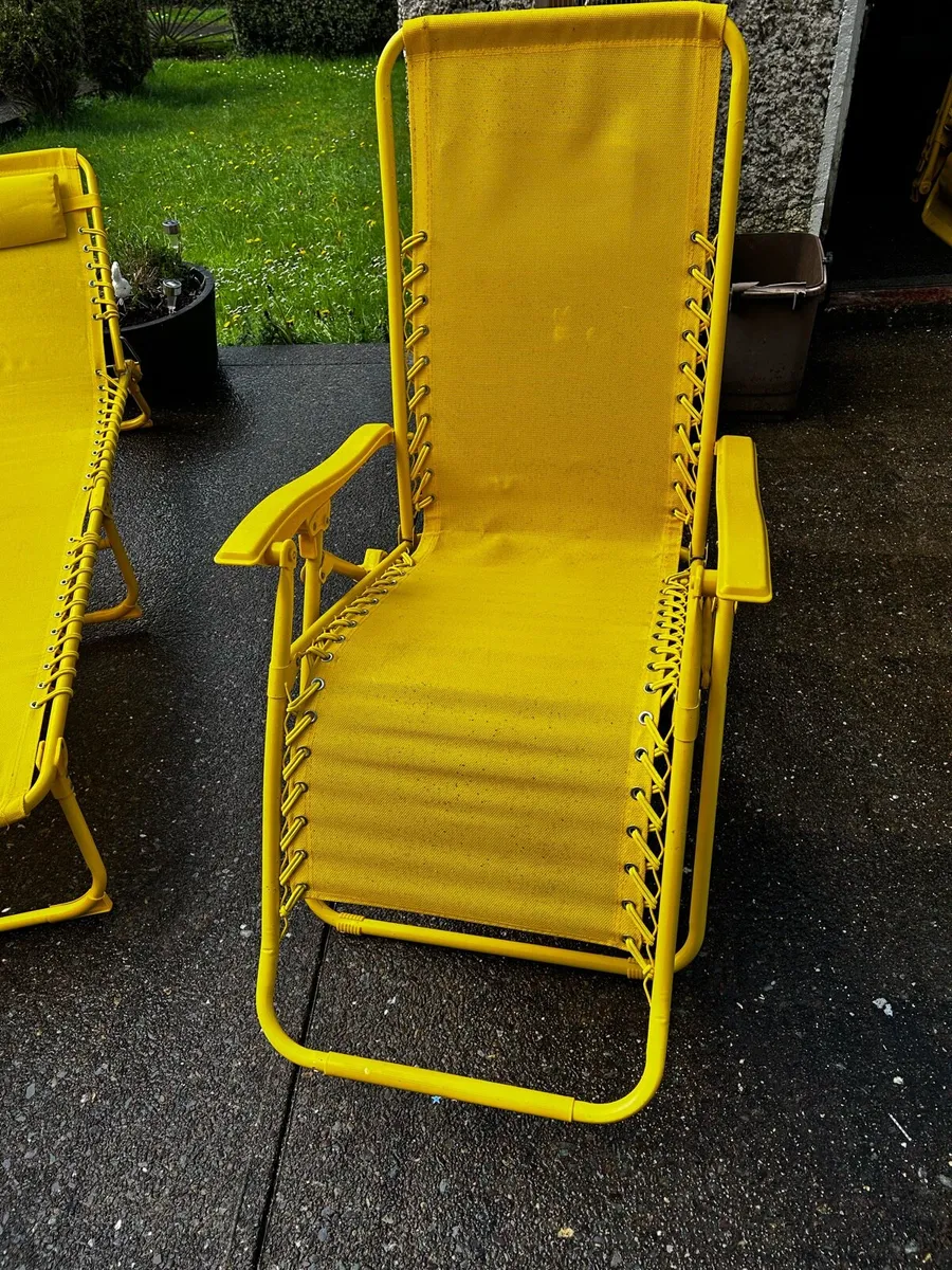5 deck chairs - Image 1