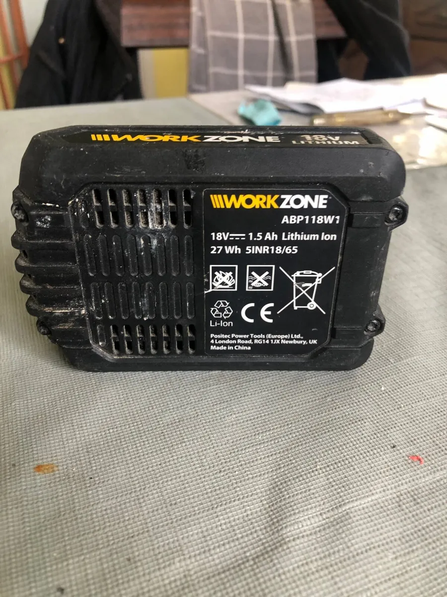 WorkZone 18 v Cordless screwdriver battery - Image 2