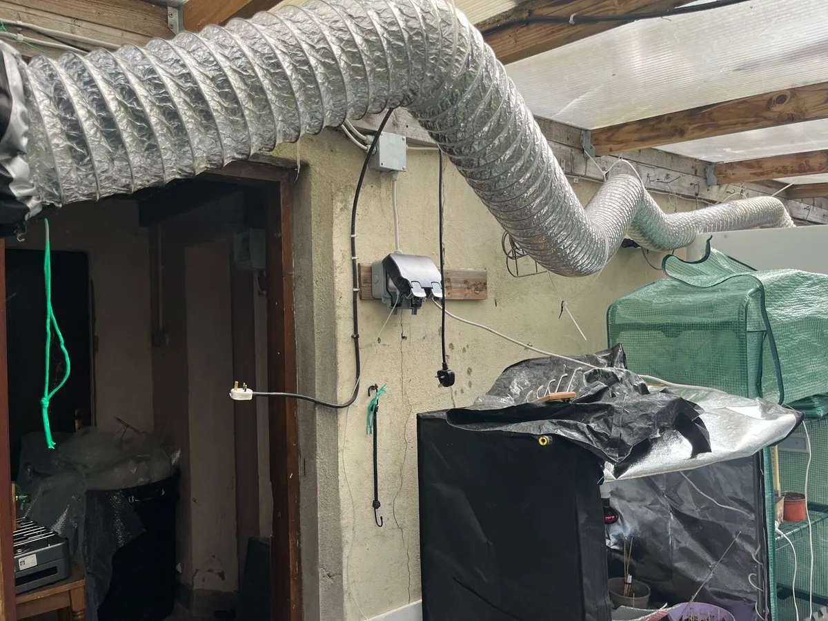 Large grow tent centra lights fan and auto pot - Image 2