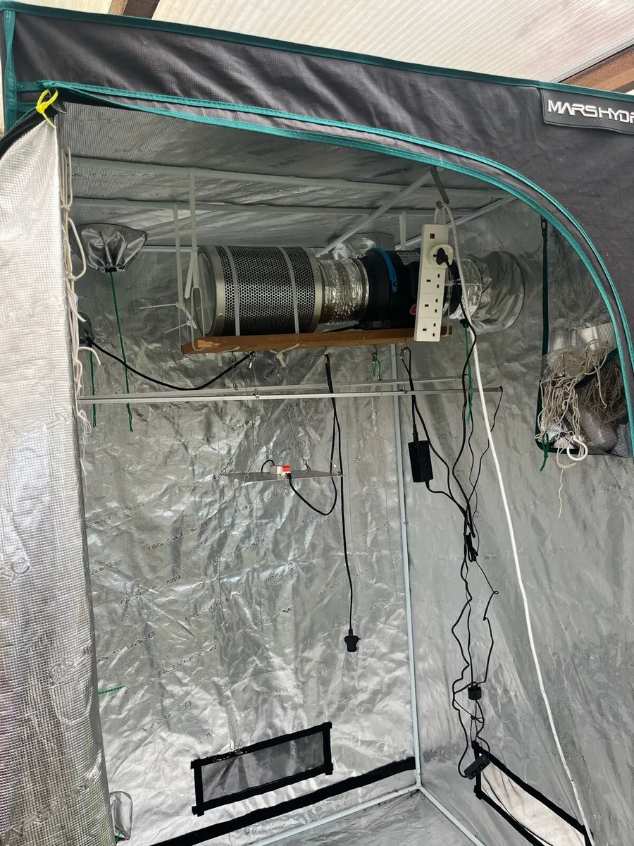 Large grow tent centra lights fan and auto pot - Image 4