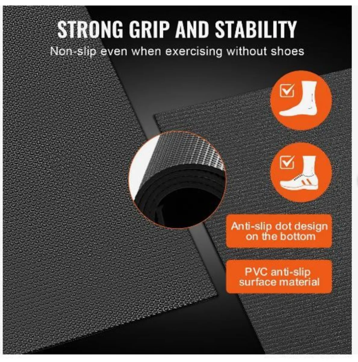 Exercise Mat Non Slip Yoga Mat Gym Fitness - Image 4