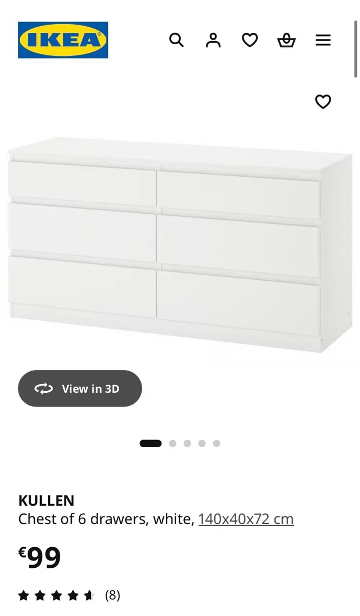 KULLEN Ikea Dresser - Image 2