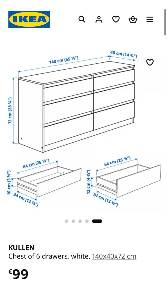 KULLEN Ikea Dresser - Image 3