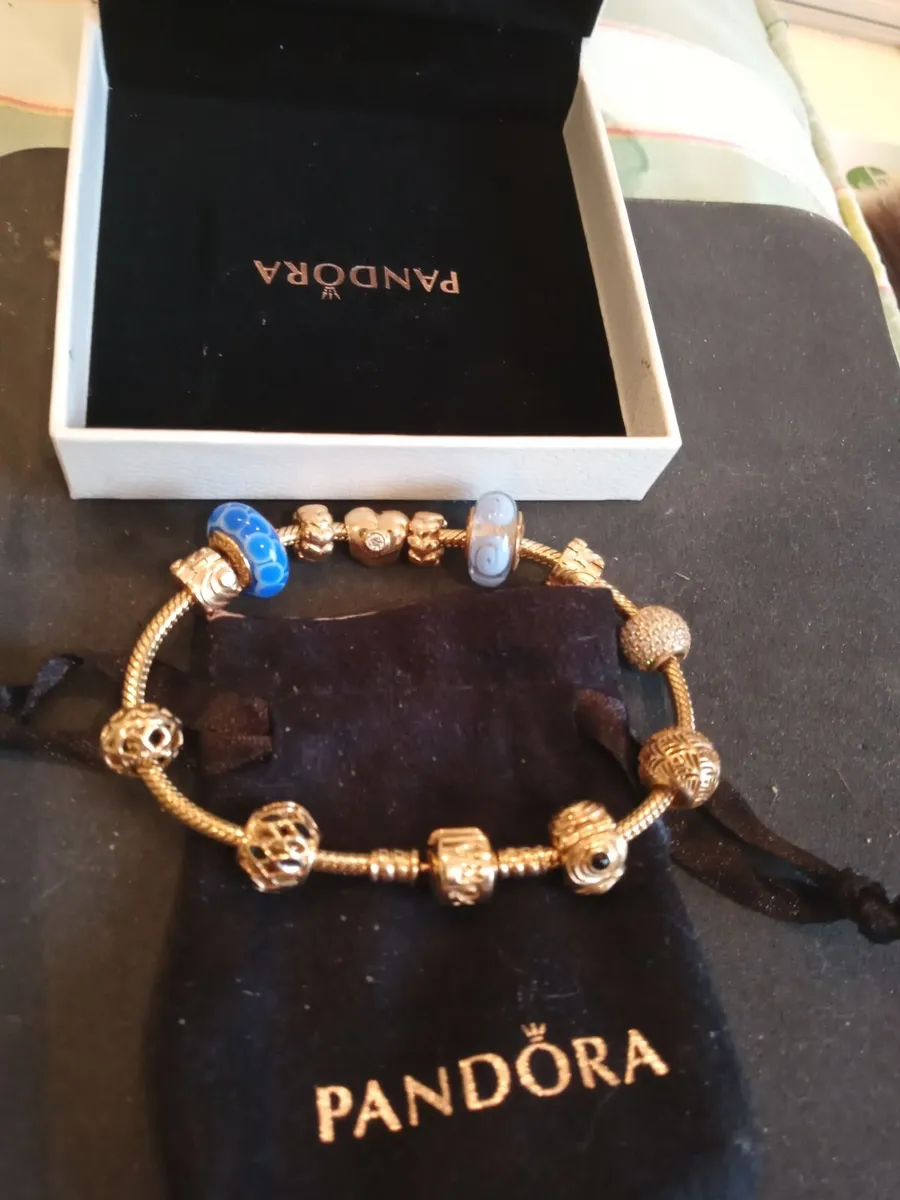 Gold Pandora Bracelet