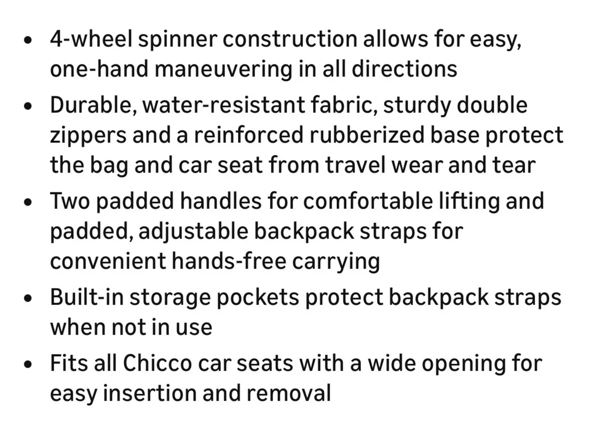 Car Seat Travel Bag - Image 2