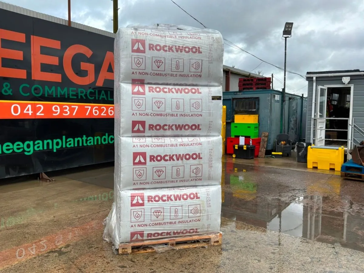 UNUSED 50mm ROCKWOOL INSULATION. - Image 3