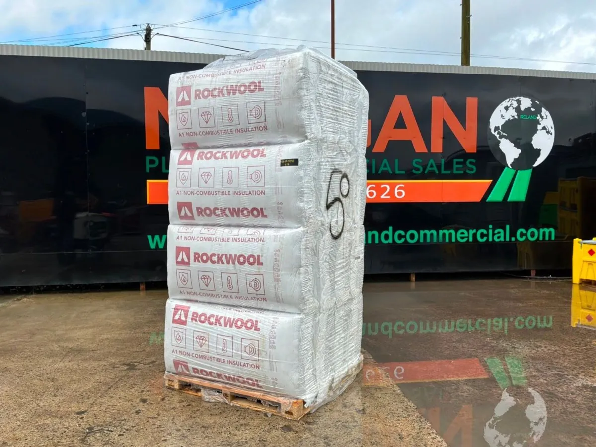 UNUSED 50mm ROCKWOOL INSULATION. - Image 2