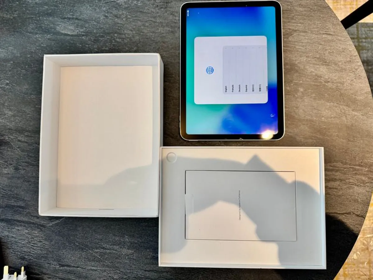 iPad 10th Gen A2696 Like New  Boxed  Used Once - Image 1