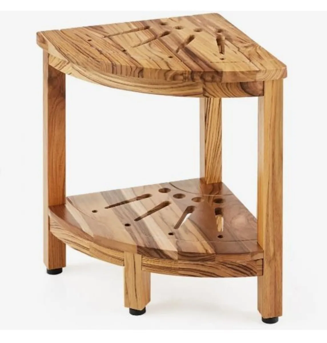 Corner Teak Shower Bench - Image 1
