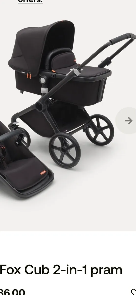 Bugaboo Fox Cub - Brand New Bassinet - Image 2