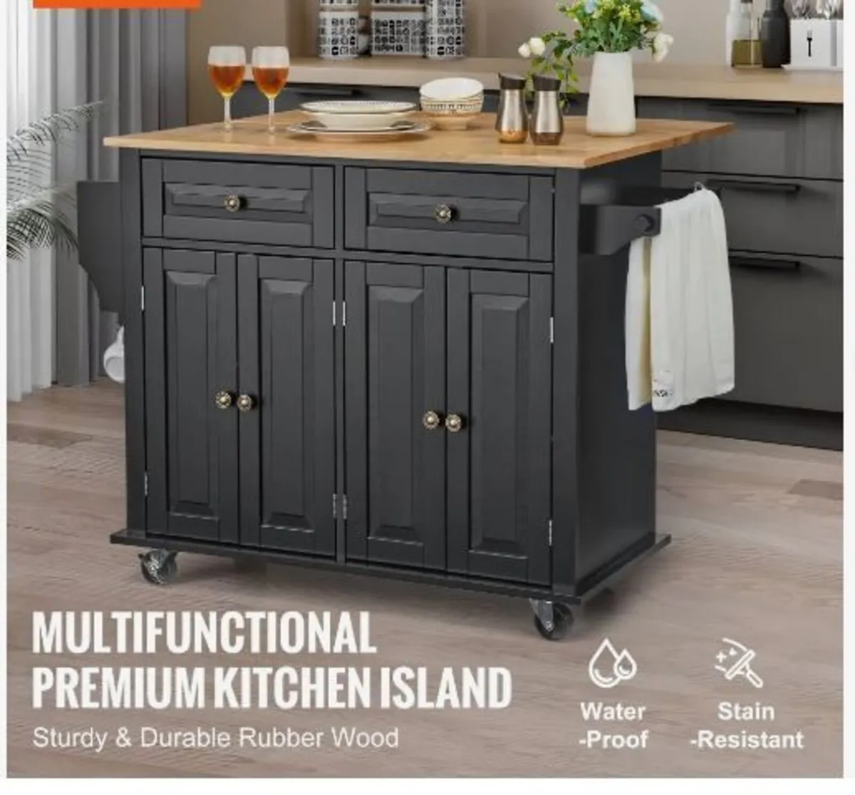 Kitchen Island Cart - Image 1