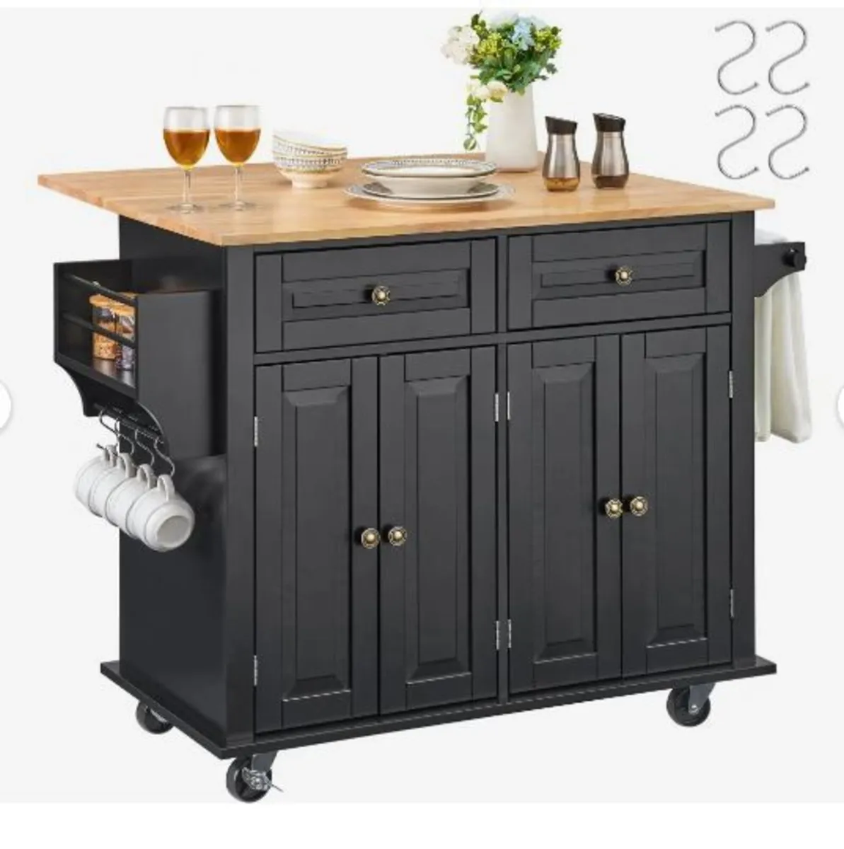 Kitchen Island Cart - Image 3